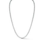 Серебряное колье Square Link 2