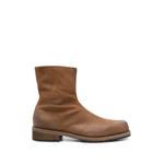 side-zip leather boots 1