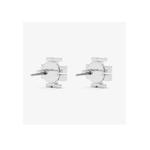 Серьги-гвоздики Kira Pave Crystal T Logo Stud Earring Silver 158535 3