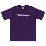 Футболки BAPE A Bathing Ape Logo Tee 'Фиолетовый' 1