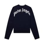 Свитеры Palm Angels Kids Classic Curved Logo Crewneck 'Темно-синий' 1