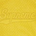 Университетские куртки Supreme Woven Leather Varsity Jacket 'Yellow' 3
