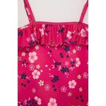 Розовый купальник для девочек на бретелях Tkdss26Ma00001 2
