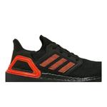 Кроссовки Adidas UltraBoost 20 «Black Solar Red» 2