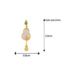 LITZ 999 (24K) Золотая подвеска с нефритом P175 4