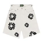 Шорты Denim Tears Wreath Jean Short 'White' 1
