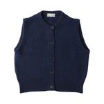 Жилеты Margaret Howell Knitted Gilet 'Темно-синий' 1