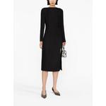 bow-detail midi dress 2