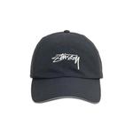Бейсболки Stussy Smooth Stock Nylon Sport Cap 'Black' 1