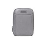 logo-plaque pebbled-leather messenger bag 2