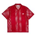 Рубашки на пуговицах Supreme x Nike Mesh Short-Sleeve Shirt 'Red' 1