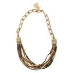 yellow gold Art Deco necklace 1