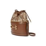 Сумки-ведра Gucci Horsebit 1955 Bucket Bag «Brown» 2