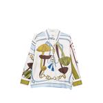 Cosmic Funghi graphic-print blouse 1