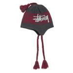 Шапки-бини Stussy Hawaiian Earflap Beanie 'Charcoal' 2