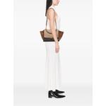 Маленькая сумка-сэтчел Tricolor Calfskin and Nubuck Trapeze (2015 год) 2