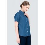 Polo Haus - Женская джинсовая рубшка с коротким рукавом Signature Fit WWSSV004 2