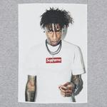 Футболки Supreme NBA Youngboy Tee 'Heather Grey' 2