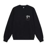 Свитшоты Stussy 8 Ball Crew 'Black' 1