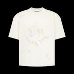 Футболка с коротким рукавом Nahmias Scribble Boxy Tee 'Egg White Jersey' 1