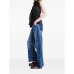 halterneck tie-front top 2