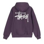 Худи Stussy Basic Hoodie 'Grape' 2