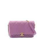 Маленькая сумка через плечо Quilted Caviar Chain Melody Flap (2021-2026 годы) 1
