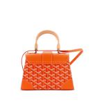 Сумка-сэтчел Structured Saigon Top Handle Bag Coated Canvas with Leather размера мини 2