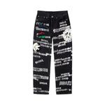Джинсы Stussy x Denim Tears x Our Legacy TTL 501 Jean 'Black' 1