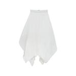 asymmetric-hem midi skirt 1