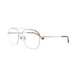 Очки Gucci Aviator-Frame Metal Optical Frames «Silver Silver Transparent» 2
