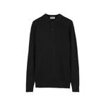 merino long-sleeve polo shirt 1