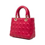 2014 Medium Lambskin Cannage Lady Dior satchel 2