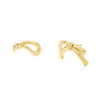 Серьги Knot из желтого золота 2