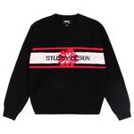 Sweaters Stussy Striped Hibiscus Sweater 'Черный' 1