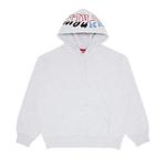 Худи Supreme Multi Logos с капюшоном «Пепельно-серый» 2