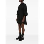 pleated-back wide-sleeve mini shirt dress 3