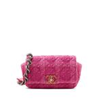 Твидовая поясная сумка Chanel 19 (2020 год) 1