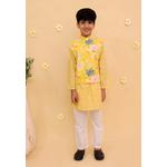 The Mom Store Ray of Style Мальчиковый комплект куртка и курта-пижама с цветочным принтом - Мульти 1