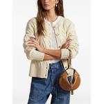 cable-knit wool-cashmere cardigan 1