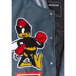 NYC Streetwear - Fearless Varsity Jacket - Серый 7
