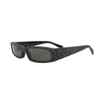 Очки Gucci Square-Frame Recycled Acetate 'Black/Grey' 2