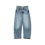 faded raw-cut jeans 1
