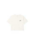 logo-appliqué cropped T-shirt 1