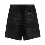 Шорты Supreme Baggy Leather Short 'Black' 2