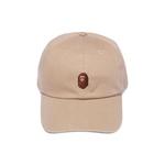 Бейсболки BAPE Ape Head One Point Panel Cap 'Beige' 1