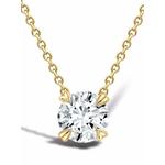 Колье из желтого золота с бриллиантом Windsor 1.00ct 1