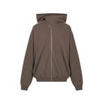 asymmetric-zip hoodie 1