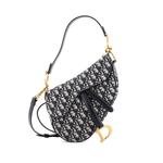 Saddle Handbag with Strap Oblique Canvas Medium shoulder bag 1