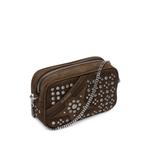 mini Star Bag in military-green suede with tone-on-tone star and studs 3